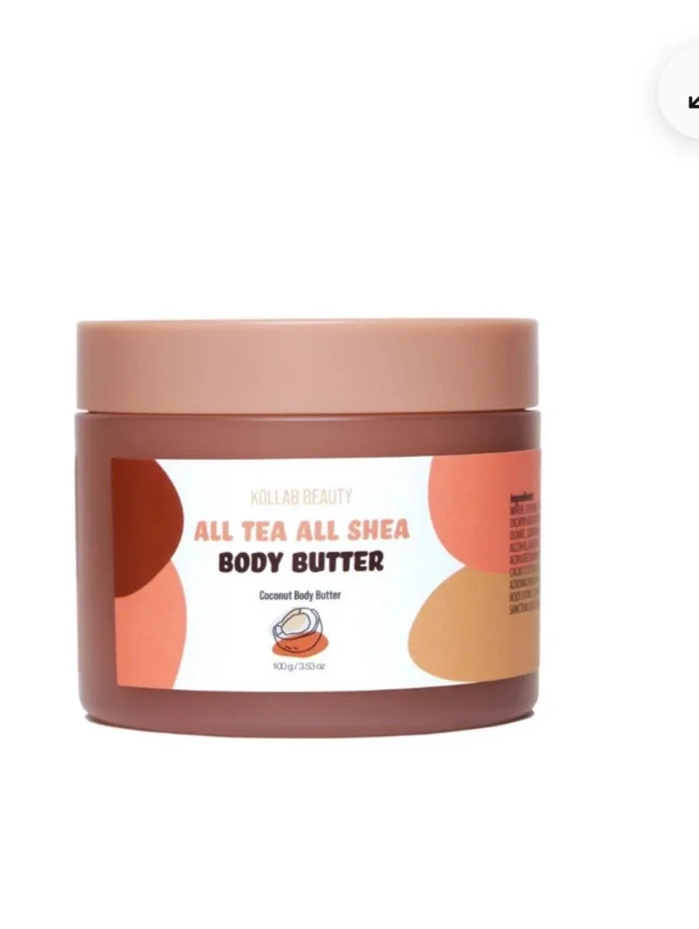 All Tea All Shea Coconut Body Butter - Coconut
